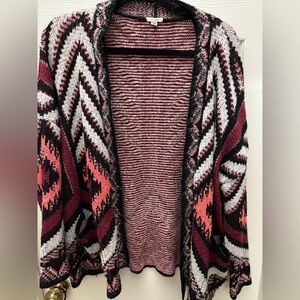 Ecote Chevron Knit Cardigan